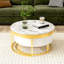 Table basse gigogne moderne avec tiroirs Modern