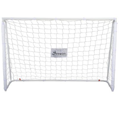 Filet de but de soccer 6 pi x 4 pi avec structure en métal, assemblage facile