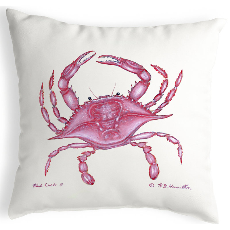  Housse de coussin d'extérieur carré Crab