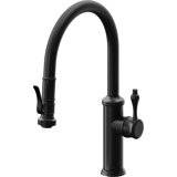 Davoli Kitchen Pull-Down Faucet with Squeeze Sprayer - Low Arc Spout