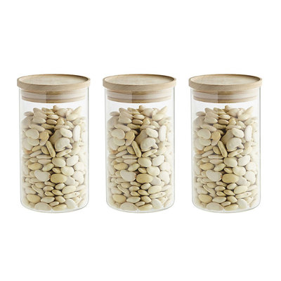 Glass Jar - Set of 3