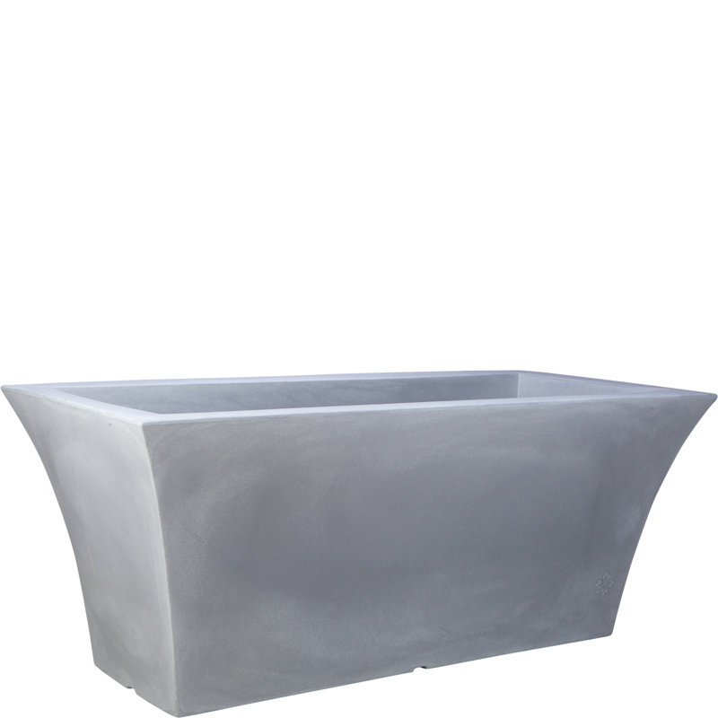 Rectangle de patio 39,5 po x 18,5 po - Pierre vieillie, Gris