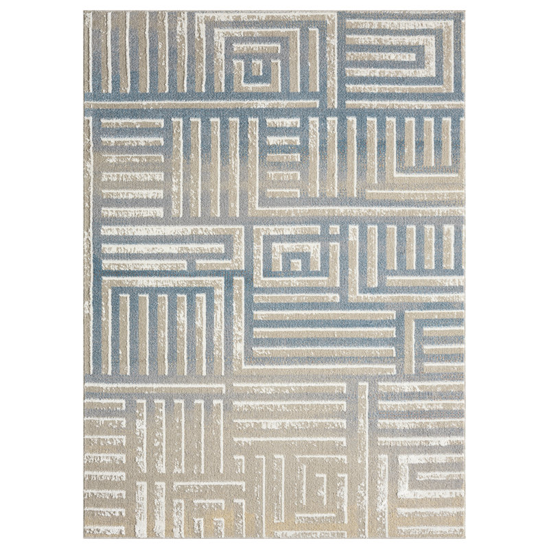 Tapis d'intérieur lavable à la machine Vista, Rectangle 7 pi 9 po x 9 pi 9 po