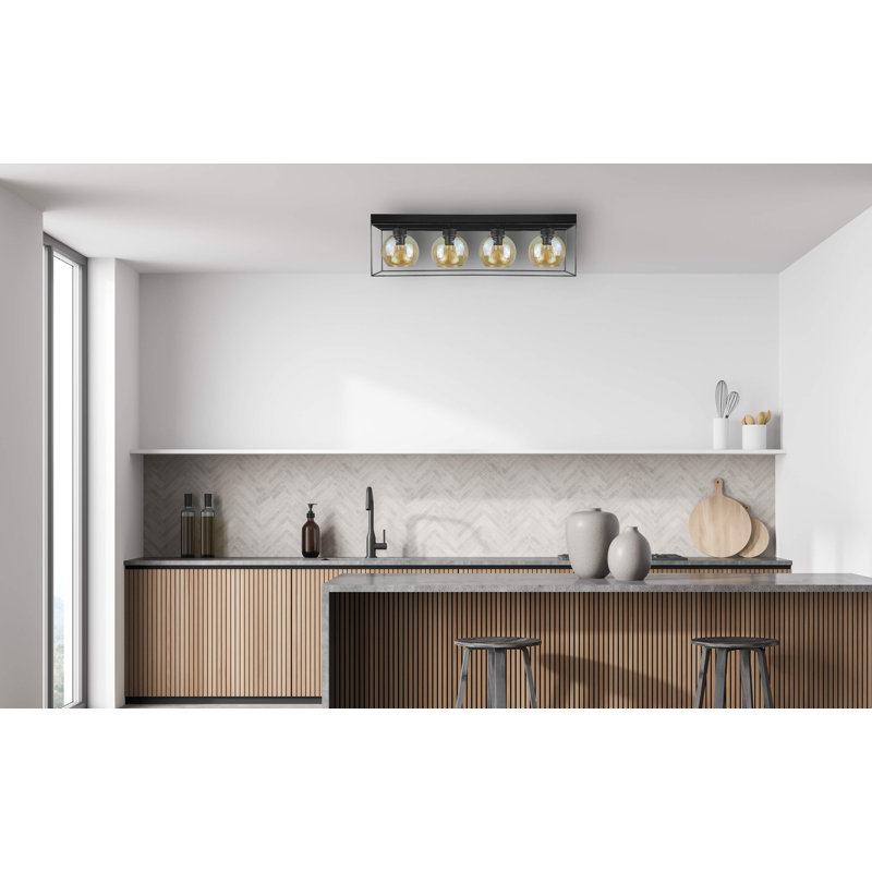 Aghilas Glass Flush Mount