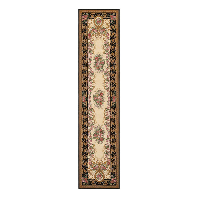 Indoor/Outdoor Traditional Area Rug, Runner 2'7" x 12'