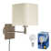 Alsfeld Plug-in Armed Sconce