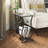 Accent Table, Side, End, Magazine, Nightstand, Narrow, Living Room, Bedroom, Metal, Black, Clear