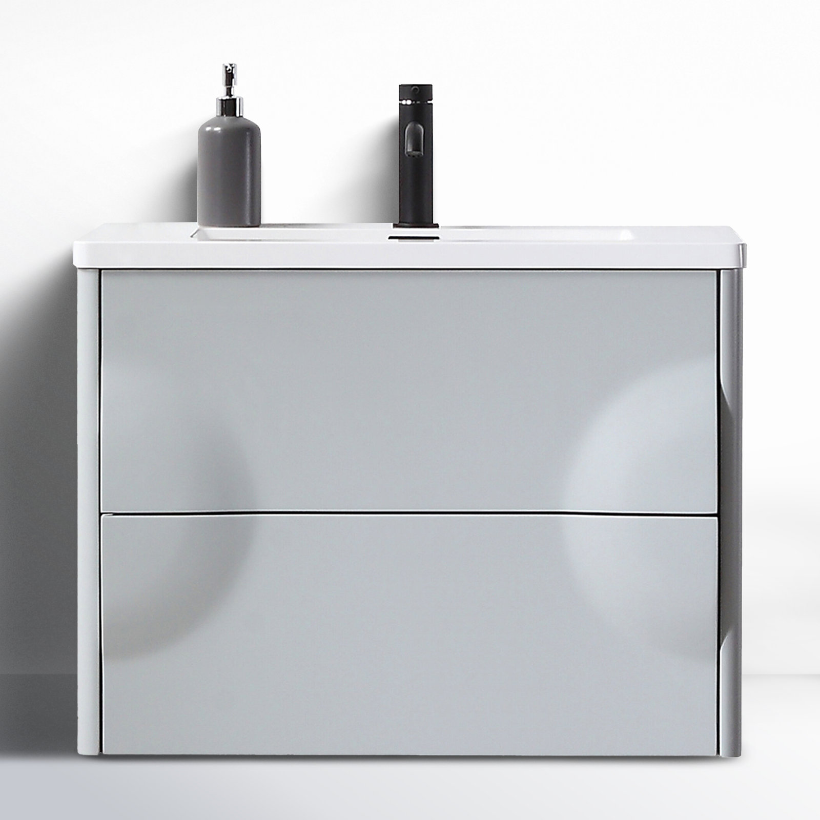 Armande 30" Cedar Single Bathroom Vanity, Light Gray
