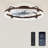 24 Inch Low Profile Ceiling Fans with Lights and Remote-835616067