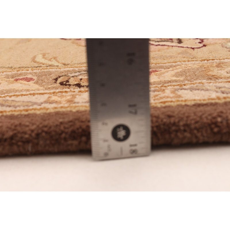 Tapis brun foncé Tabriz 7 pi 10 po x 10 pi 0 po