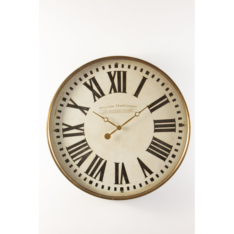 Horloge murale Malyke, Crème
