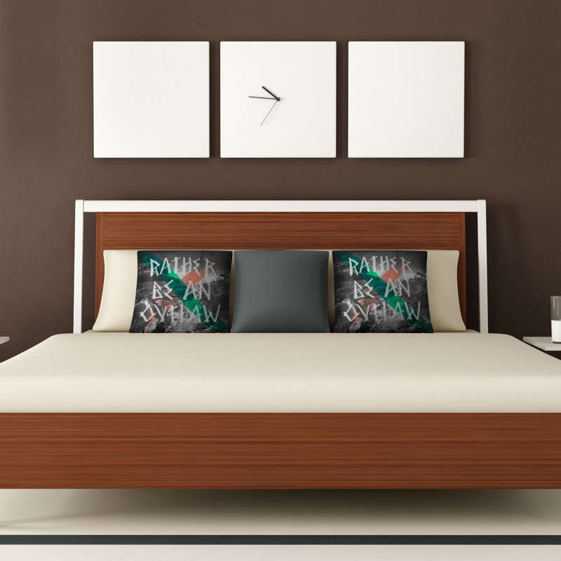 Coussin Wesley Bird Rather Be an Outlaw, 20 po x 20 po