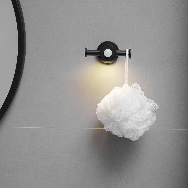 Wall Mounted Robe Hook with LED light