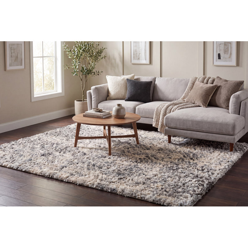 Loretta Camouflage Indoor Rug, Rectangle 6'7" x 9'6"