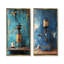 Ensemble de 2 moulins à café Blue VIntage Blue I - Coffee Wall Art-1657661912-1657661889-1657661894