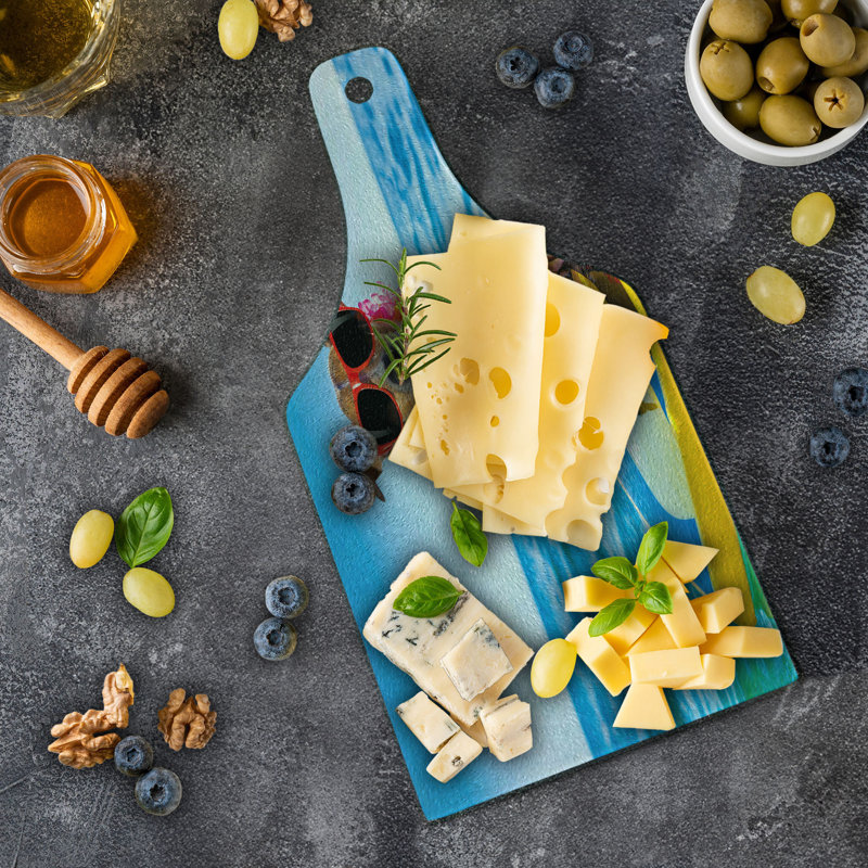 Planche à découper en verre trempé Ambesonne