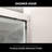 Shower Door 48" W Semi-Frameless Bypass Sliding Shower Enclosure-114019132
