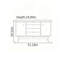 Buffet simple en bois massif avec rangement-1995476004