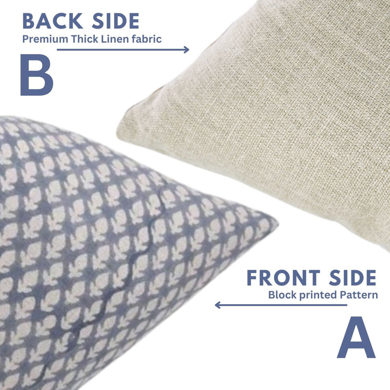 Linen Indoor/Outdoor Pillow Cover, 20" x 20", Square