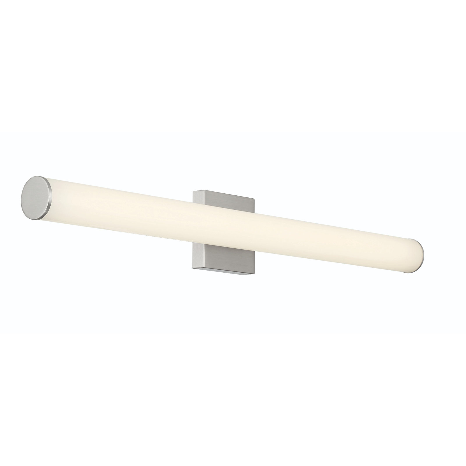 Eurofase Stepridge Single Light Vanity Light, 2.5'' H x 36'' W x 2.5'' D, Brushed Nickel