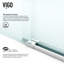 Winslow 48" W x 36" D x 80" H Sliding Frameless Shower Enclosure with 3/8  Clear Glass&Base-50877756-50877758
