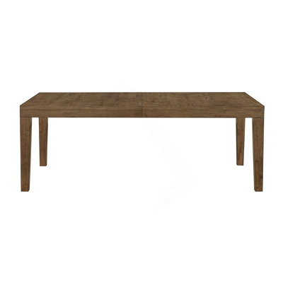 Large Dining Table With Self-Storing Extension Leaf, Perfect For Family Gatherings And Durable Use