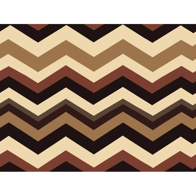 Polyester Chevron / Zig Zag Duvet Cover, Twin Duvet Cover