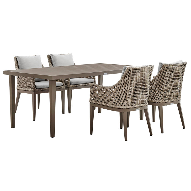 Ensemble repas en aluminium 5 pièces Galilea