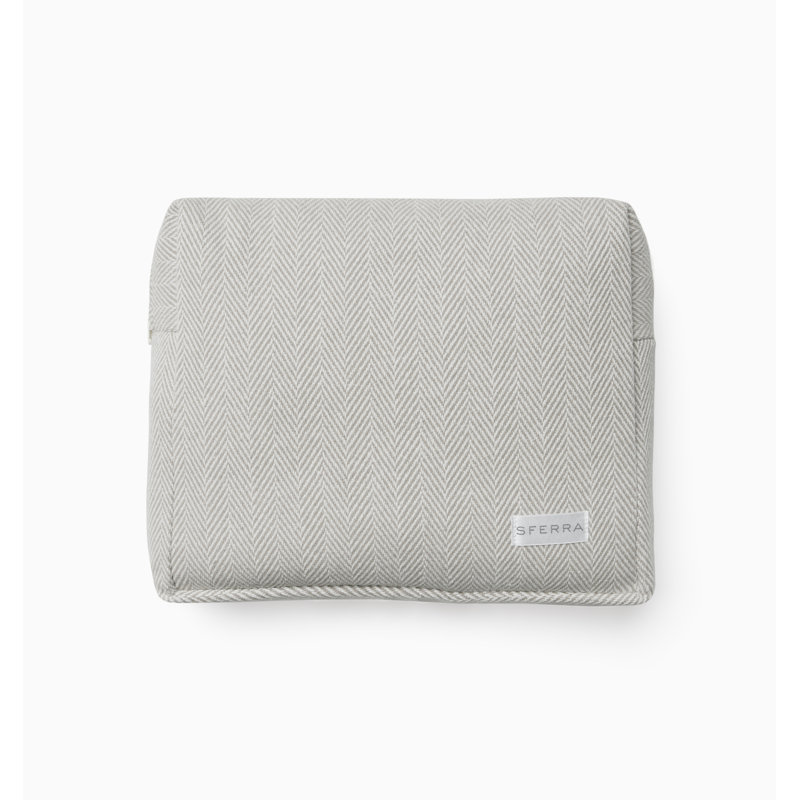 Celine Cotton Throw Blanket, Mushroom