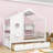 Bitner Two Drawers House Wooden Daybed with Shelves-34643684-34643685