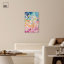 «Joyful Rainfall I», toile de couleur moderne abstraite par Art Remedy-107456647-107456663