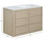 Meuble-lavabo simple 48 po Clairebeth-118474301