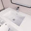 Meuble-lavabo sur pied avec lavabo en acrylique renforcé Verda-264437673
