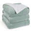 Literie GentleSoft ™ Sherpa pour lit simple / simple TG - couverture épaisse pour lit chaud toutes saisons - orange brûlé - cadeau idéal pour les étudiants-105504632-105504650