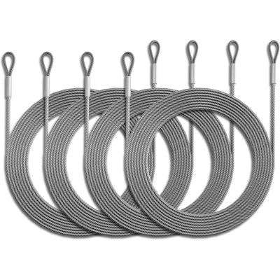 Amgo Wire Cable Ropes Hardware Kits for Rectangle/Square Sun Shade Sail Canopy