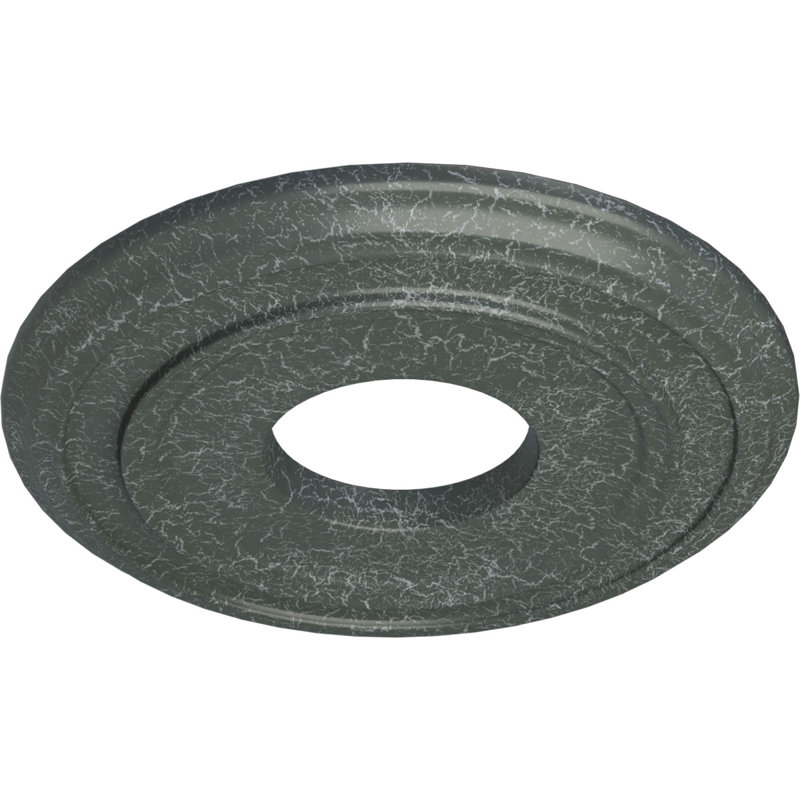 Médaillon de plafond en spirale Endurathane, Craquelure vert athénien