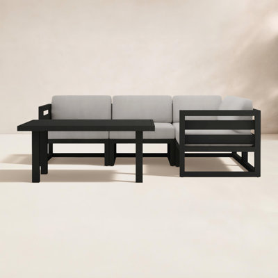 Smith 5 Piece Sectional Seating Group with Sunbrella® Cushions