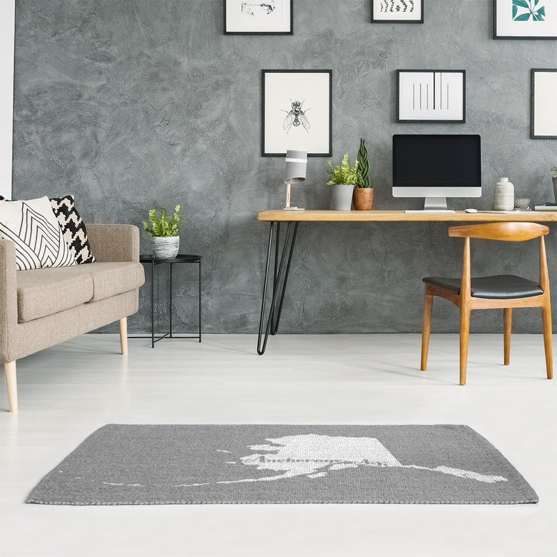 Chenille Indoor Rug, Rectangle 5' x 7'