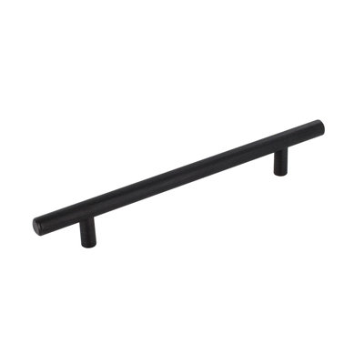 Outwater 10 Pack Oil Rubbed Bronze Steel Bar Cabinet And Drawer Pulls – 6" Centre To Centre, 8-3/4" Overall Length