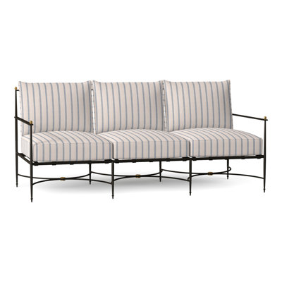 Roma 77" Wide Outdoor Patio Sofa