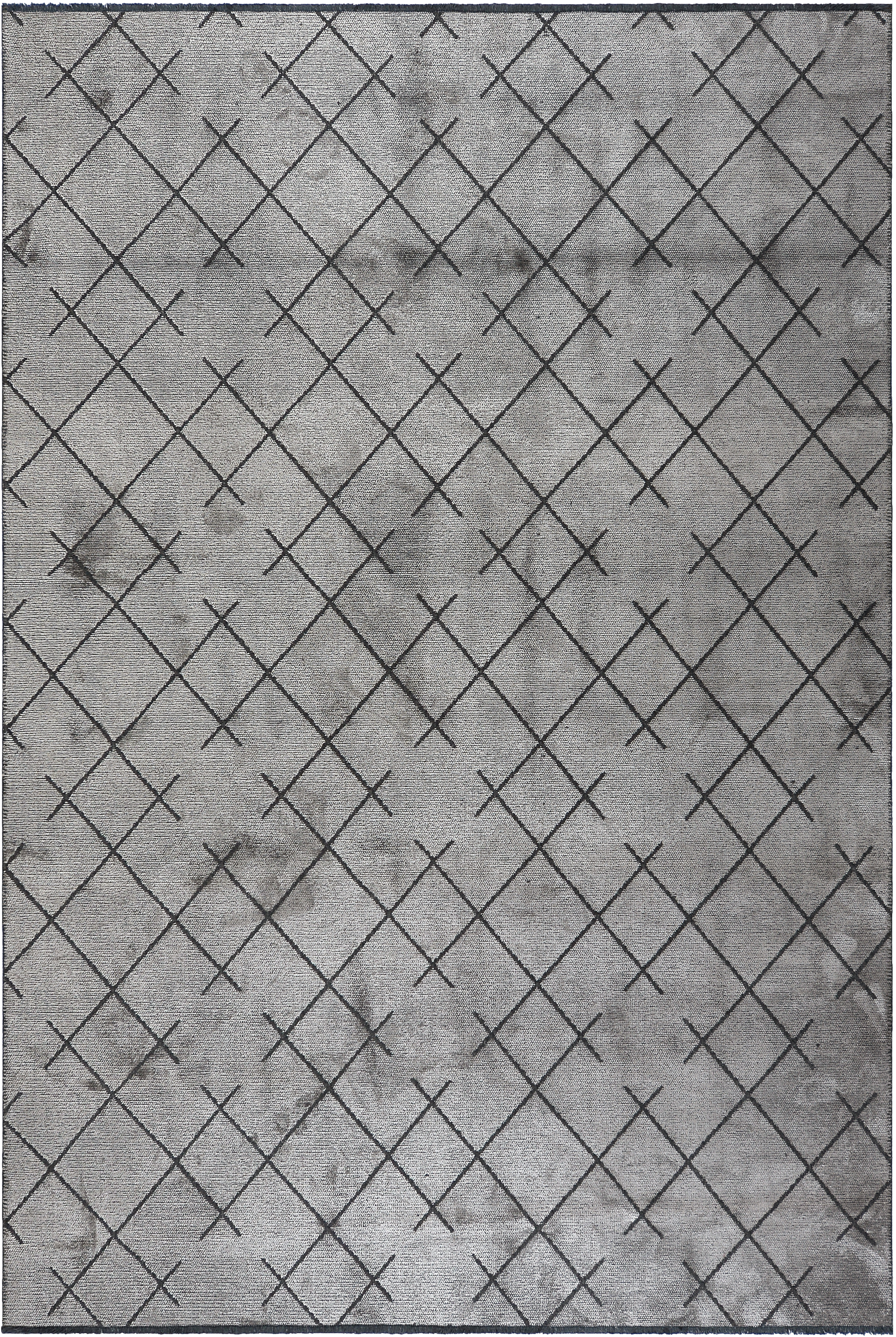 Woven Concepts Rapture Gray/Black Argyle Luxury Area Rug | Perigold