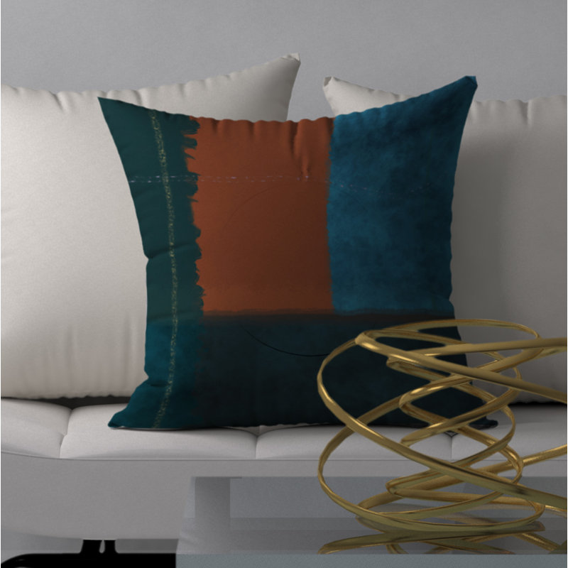 Reversible Throw Pillow, 18" x 18"