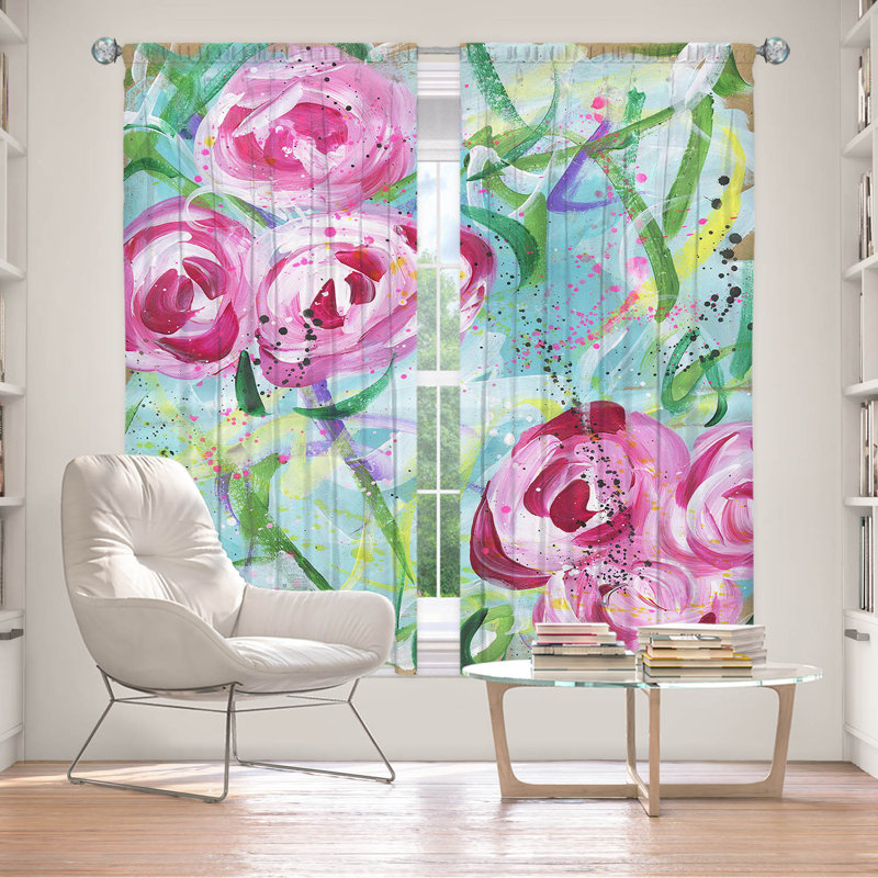 Paire de rideaux obscurcissant en polyester Dillian, L 40 po x L 82 po