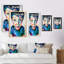 «Cute Kid Portrait on Stroke Paint II» - Peinture-116953999-116953987