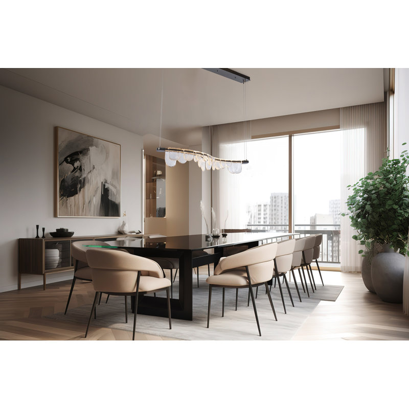 Riverbed LED Pendant - Bronze, White