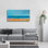 «Just A Day At The Beach 1» par Jan Weiss, art mural en verre acrylique
