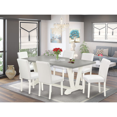 6 - Person Acacia Solid Wood Dining Set by Red Barrel Studio