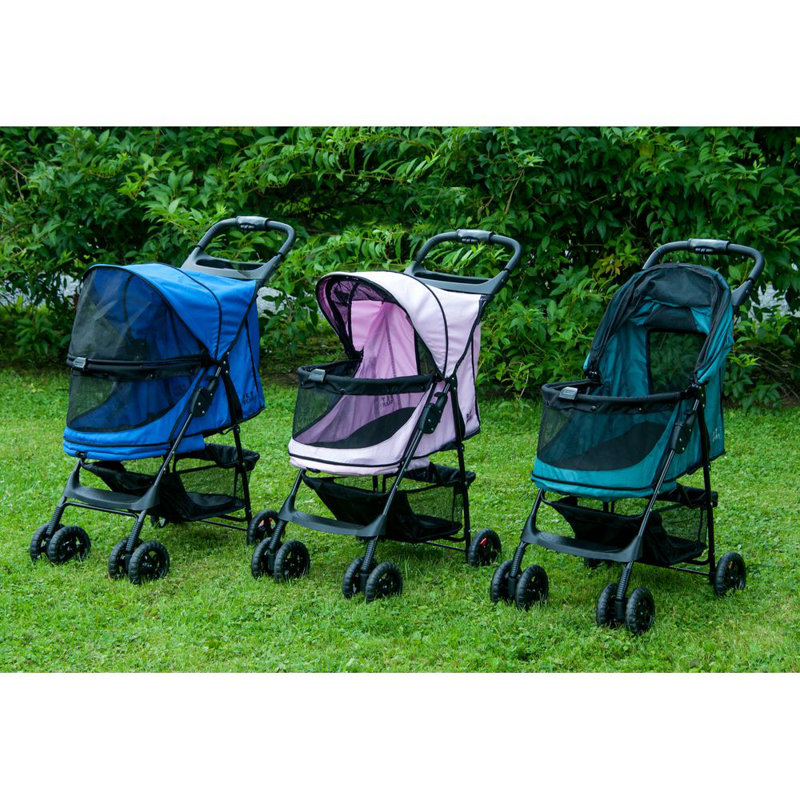 Foldable Pet Stroller, Pink Diamond
