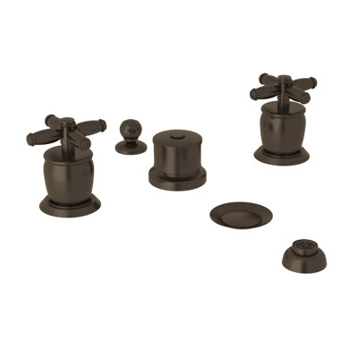 Michael Berman Double Handle Widespread Vertical Bidet Faucet