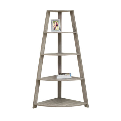 Bookshelf Bookcase Etagere Corner Office Bedroom Laminate Contemporary